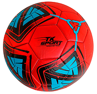 Футболий м'яч 5 розмір TK Sport 330g Червоний