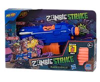 Автомат Бластер Нерф Зомби Страйк Nerf Zombie Strike Синий