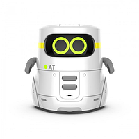 Умный робот с сенсорным управлением и учебными карточками AT-ROBOT 2 украинская озвучка Белый