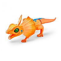 Интерактивная игрушка плащеносная ящерица Robo Alive Оранжевый
