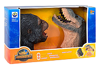 Резиновые Динозавры на руку Кинг конг и Годзила с реалистичными звуками
