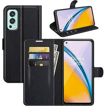 Чохол-книжка Litchie Wallet для OnePlus Nord 2 5G Black