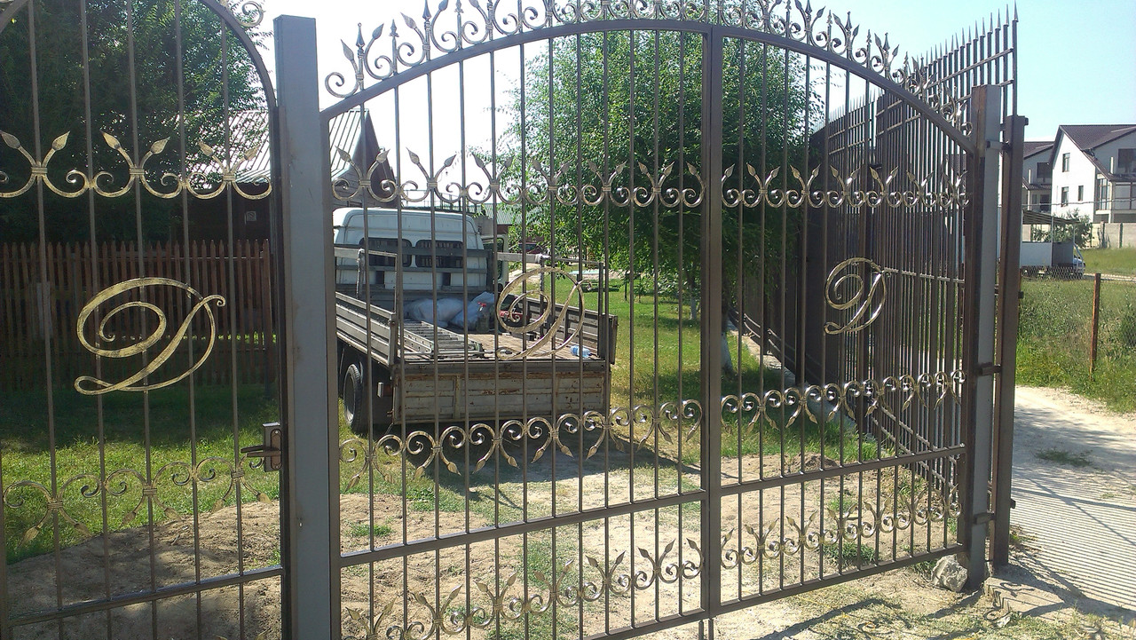 Ворота кованые в Запорожье - фото 7 - id-p252594999