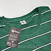 58,60. Чоловіча футболка великого розміру 100% бавовна, Узбекистан - зелена, фото 3