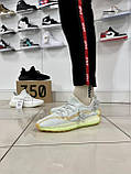 Кросівки Adidas Yeesy Boost 350 V2 (blue / green) .Хит!, фото 3