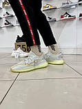 Кросівки Adidas Yeesy Boost 350 V2 (blue / green) .Хит!, фото 6