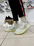 Кросівки Adidas Yeesy Boost 350 V2 (blue / green) .Хит!, фото 7