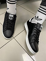 Кроссовки Adidas Stan Smith (Black & White) .Хит!