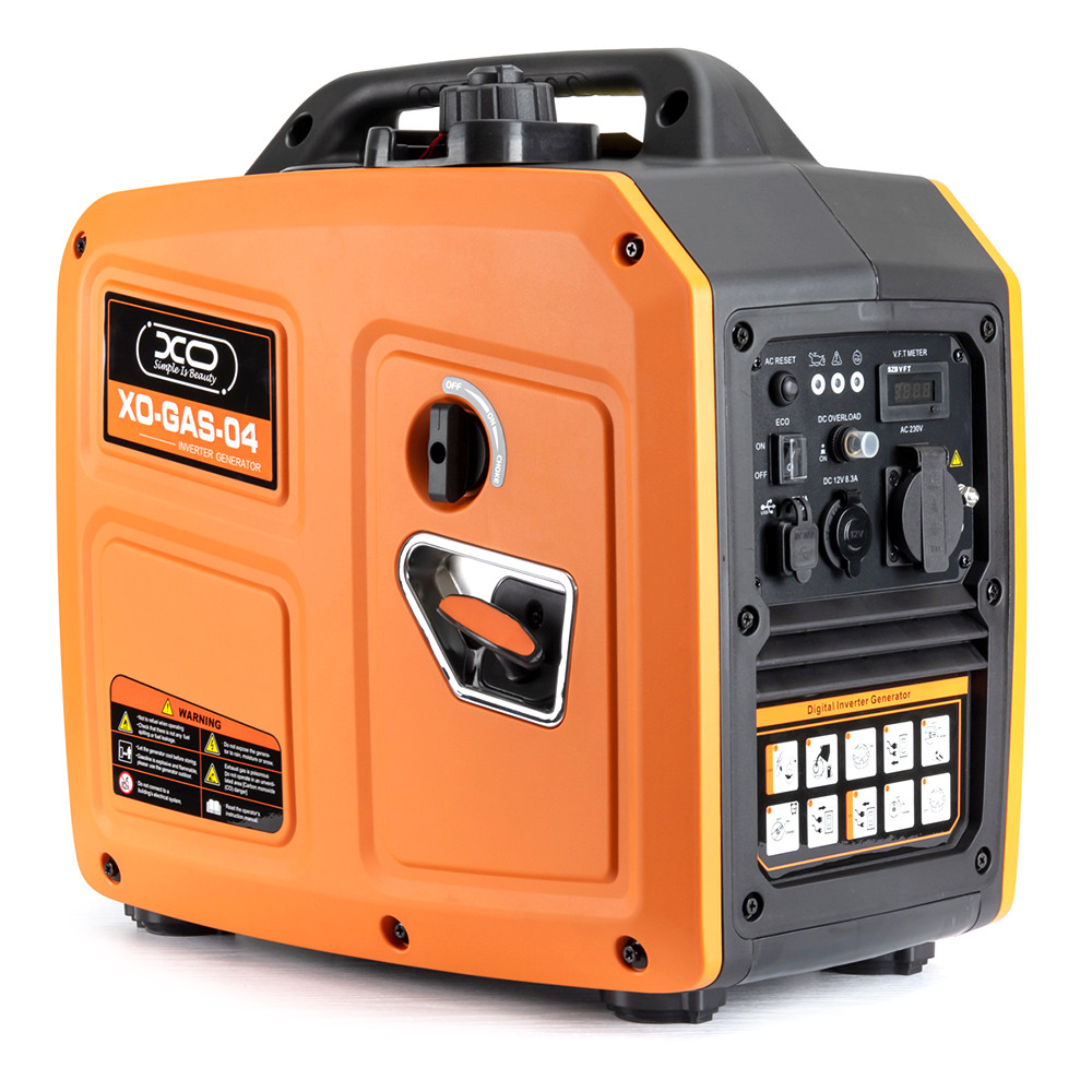 Генератор інверторний БЕНЗИНОВИЙ XO-GAS-04 1,8kW (2.0kW), однофазний, 220 V, 50Hz, об'єм 4.0 л, фото 1