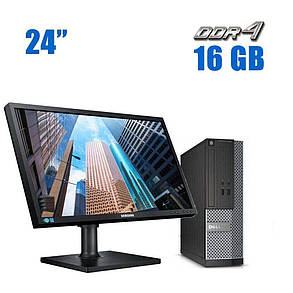 Комплект ПК: Dell OptiPlex 3020 SFF / Intel Core i3-4130 (2 (4) ядра по 3.4 GHz) / 16 GB DDR3 / 480 GB SSD /, фото 1