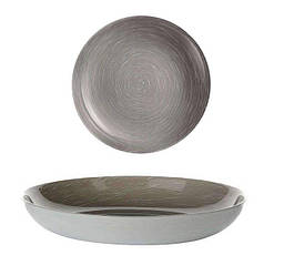 Тарілка глибока Luminarc Stonemania Grey кругла без борту d20 см ударостійке скло (H3548)