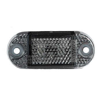 Ліхтар габаритний задній Fristom червоного кольору з дротом FT-062 C LED DARK, фото 1