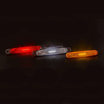 Ліхтар габаритний задній Fristom червоного кольору з кронштейном FT-065 C+K LED, фото 3