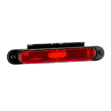 Ліхтар габаритний задній Fristom червоного кольору з кронштейном FT-065 C+K LED, фото 1
