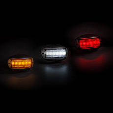 Ліхтар габаритний Fristom білий з дротом 0,15м FT-067 B LED DARK, фото 5