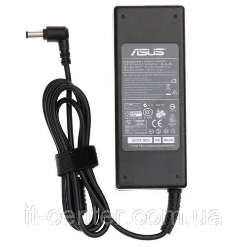 Блок живлення для ноутбука ASUS 19V, 4.74A, 90W, 5.5 * 2.5мм, 3 hole, L-образний роз'єм, black (без кабелю!)