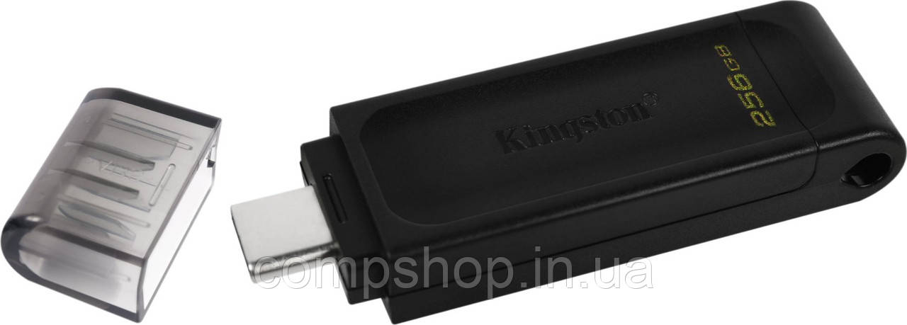 Накопичувач Type-C Flash drive  256GB  Kingston DataTraveler 70  (USB3.2) (код 133691), фото 1