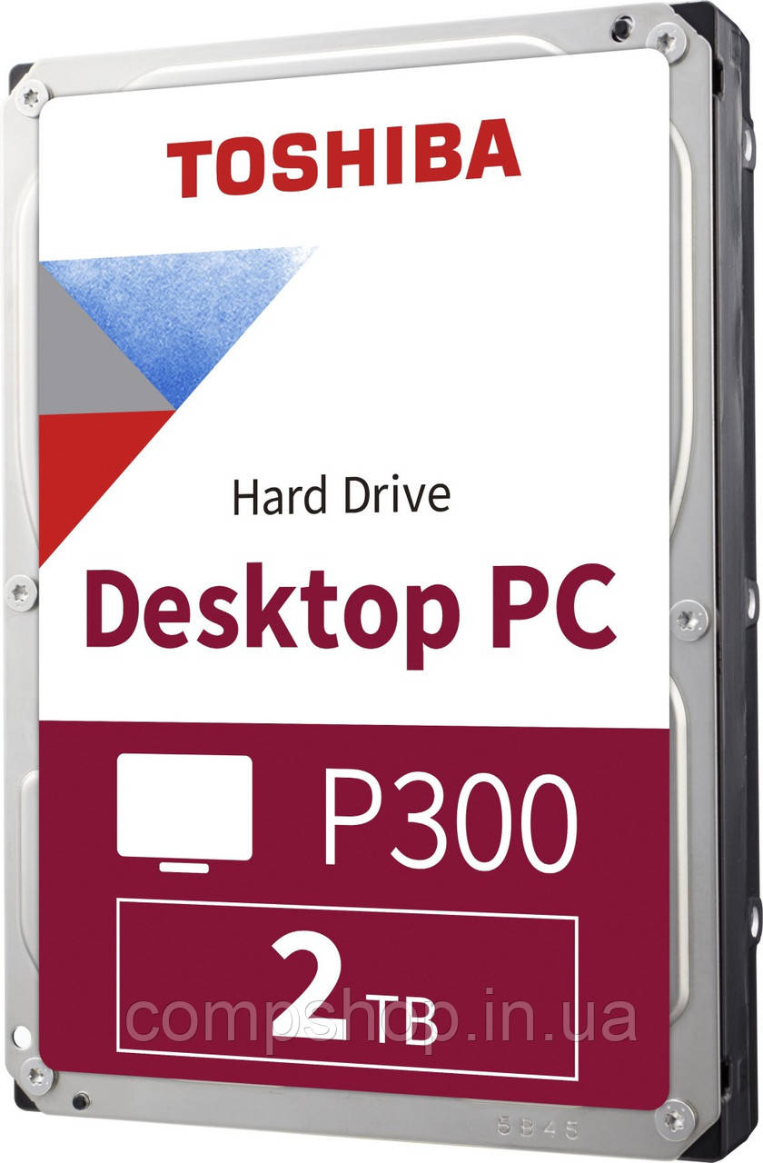 Жорсткий диск 3.5"   2TB  Toshiba P300  (7200rpm, SATA 6Gb/s, 256GB) (HDWD320UZSVA) (код 135040)