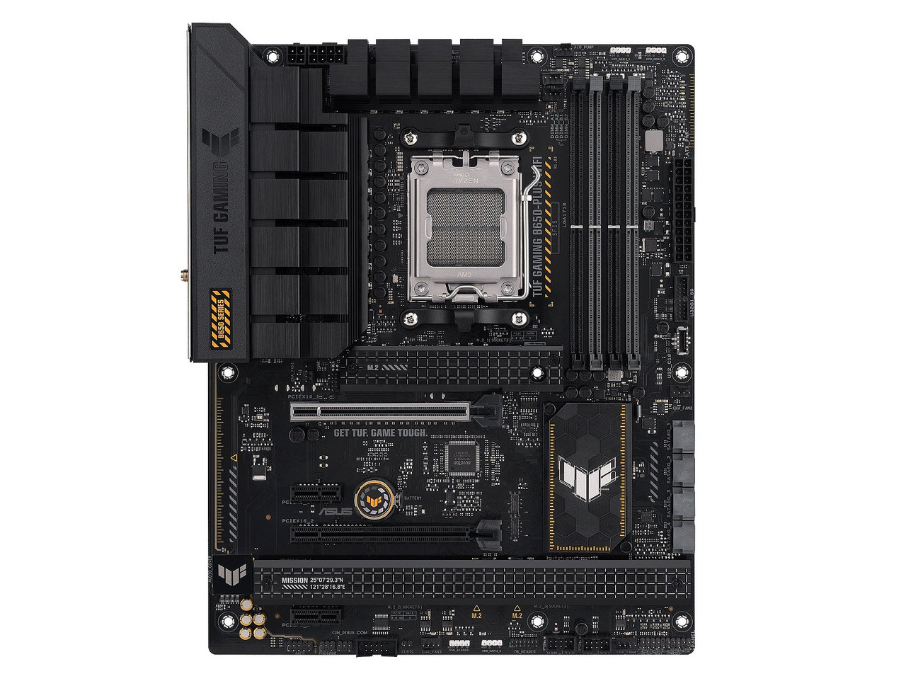 ASUS Материнcька плата TUF GAMING B650-PLUS WIFI sAM5 B650 4xDDR5 M.2 USB HDMI DP WiFi BT ATX