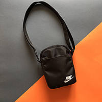 Маленькая Сумка Nike черная мужская Сумка через плечо найк Барсетка Nike на плечо