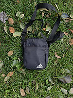 Сумка Adidas черная мужская Сумка через плечо Адидас Барсетка Adidas на плечо