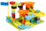 Конструктор гра MR93 "Горка лабіринт, кульки + пластина" 89 деталей, фото 3