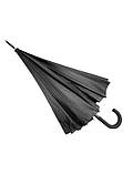 Парасолька-тростина Eso Fecske SW1669 чоловіча напівавтомат, 16 спиць Чорний, фото 8
