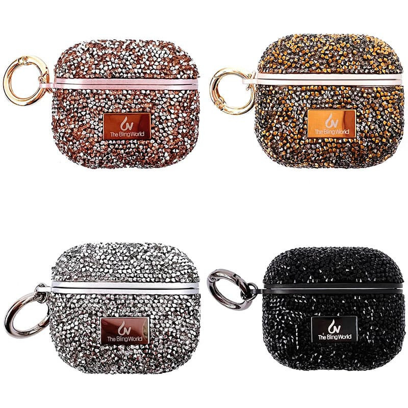 TPU чохол Bling World Rock Diamond для навушників AirPods Pro / Airpods Pro 2