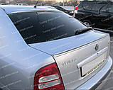 Спойлер на скло Шкода Октавія А4 (спойлер заднього скла Skoda Octavia A4 Milotec), фото 3