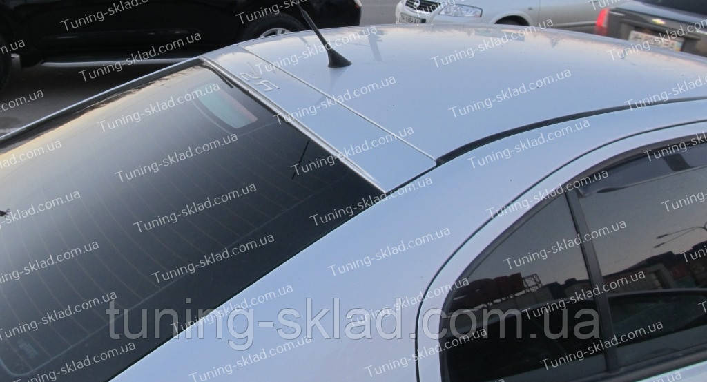 Спойлер на скло Шкода Октавія А4 (спойлер заднього скла Skoda Octavia A4 Milotec), фото 1