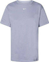 Футболка женская Nike W NSW ESSNTL TEE BF LBR голубая DN5697-519