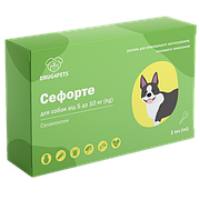 Сефорте краплі від бліх, кліщів і гельмінтів для собак вагою від 5 до 10 кг, 1 піпетка