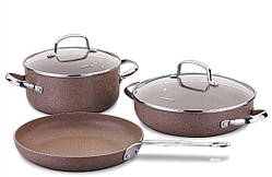 Набір посуду Korkmaz Browni 5 предметів (2899A)