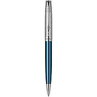 Шариковая ручка Parker SONNET 17 Metal and Blue Lacquer CT BP 68 432