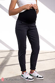 Джинси Mom для вагітних з високою спинкою FLORENCE чорно-сірі