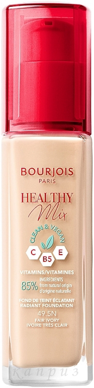 Тональна основа Bourjois Radiance Reveal Healthy Mix Foundation 49,5N 30 мл, фото 1