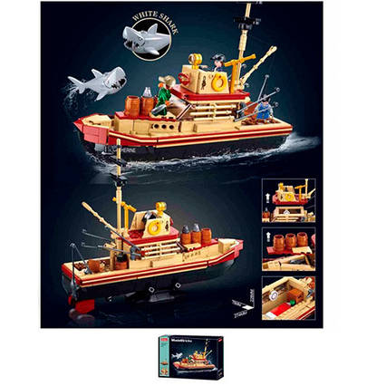 Конструктор рибальський човен, 592 деталі SLUBAN M38-B1118