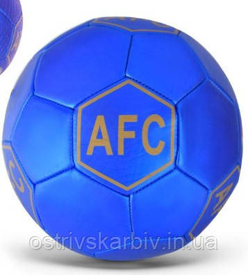 Футбольний м'яч ToyCloud No5 AFC синій FB2258 для дітей від 3 років