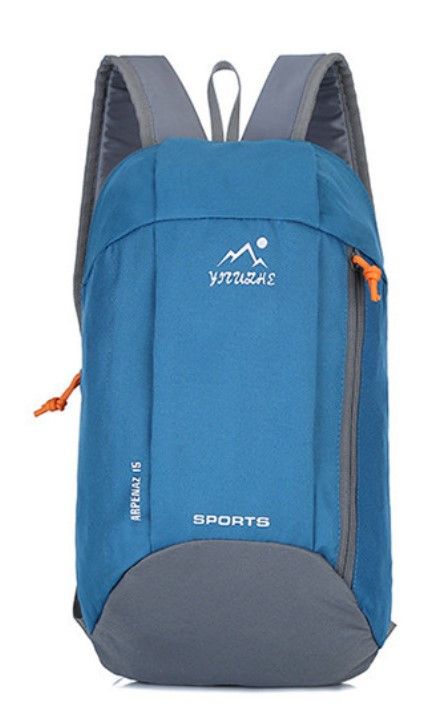 Рюкзак Sports Arpenaz спортивний вологостійкий синій-сірий 10л