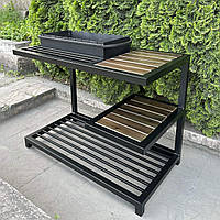 Мангал Mzavod Одін на 9 шампурів 4мм в стилі LOFT