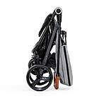 Прогулянкова коляска для дитини легка KiderKraft GRANDE Plus Grey / Коляски для прогулянок дитячі, фото 4