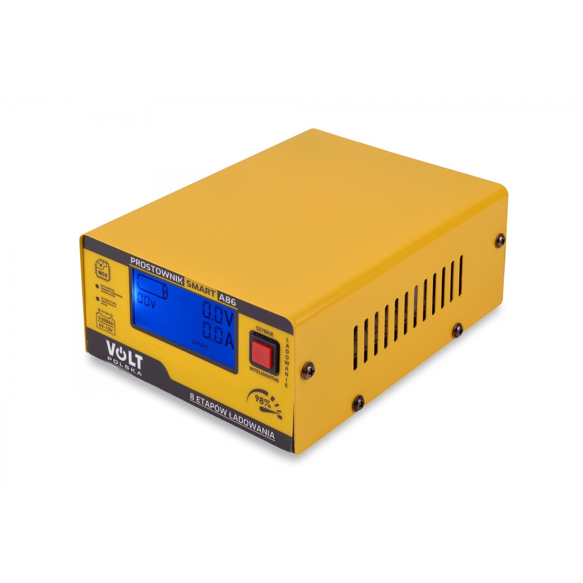 Зарядний пристрій Volt Polska SMART 6V/12V 15A A86, для свинцево-кислотних акумуляторів, інтелектуальна зарядка, фото 1
