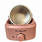 Воскоплав косметичний Pro Wax 200 для депіляції воском колір рожевий, фото 3