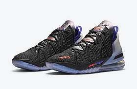 Жіночі та підліткові кросівки Nike LeBron 18 Black Purple