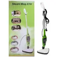 Паровая швабра Steam Mop X10 + мощный пароочиститель