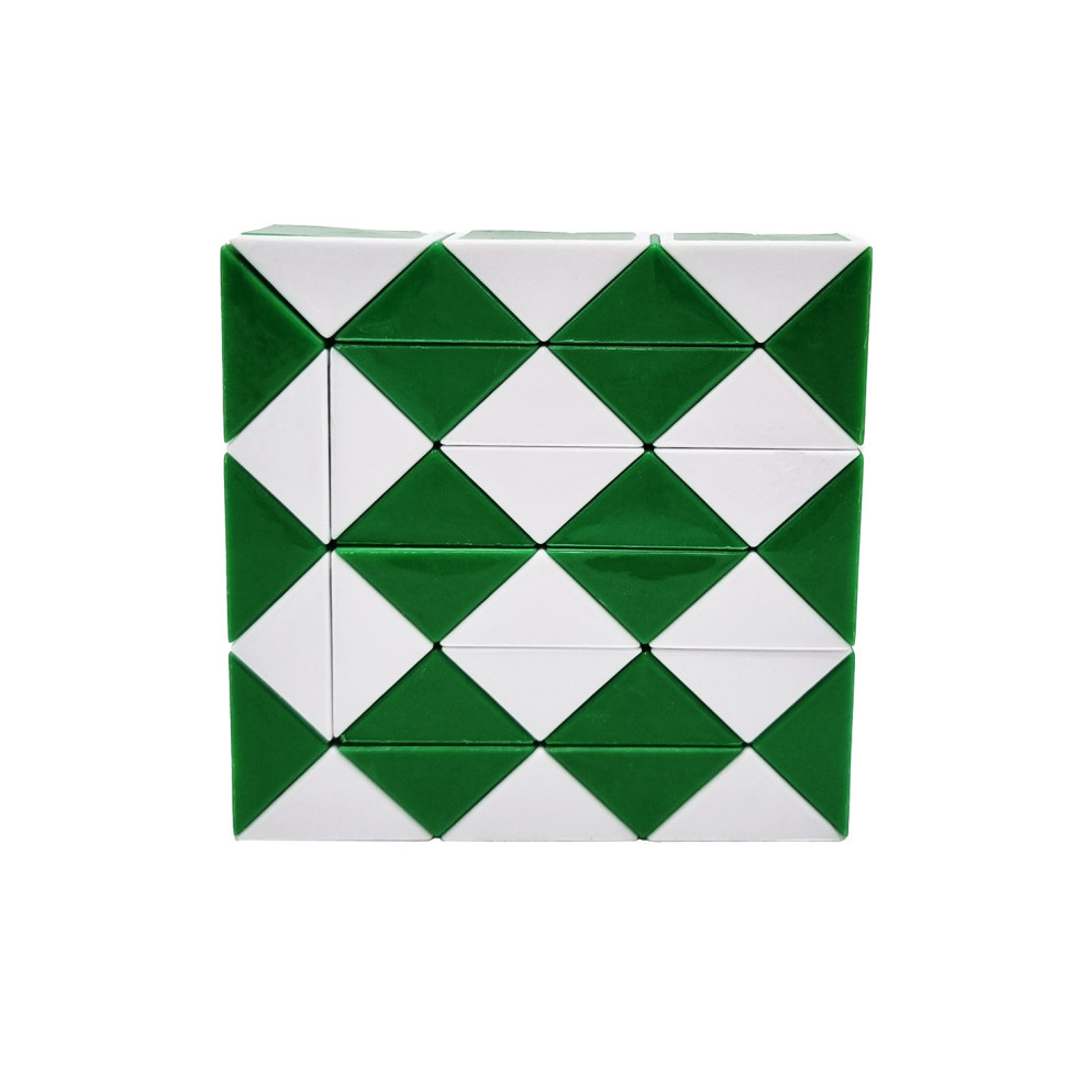 Гра-головоломка кубик Рубіка Змійка Bambi MC9-6, 36 частин Зелений, Toyman