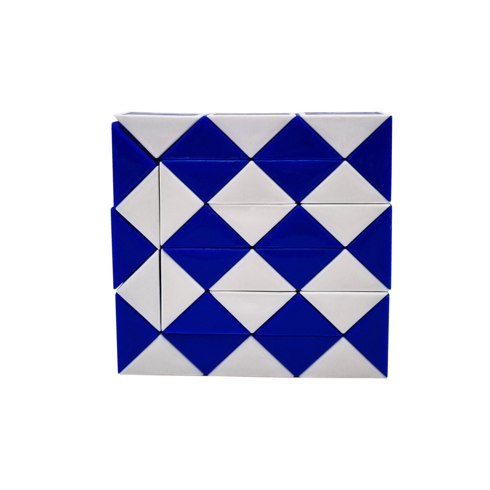 Гра-головоломка кубик Рубіка Змійка Bambi MC9-6, 36 частин (Синій), Toyman