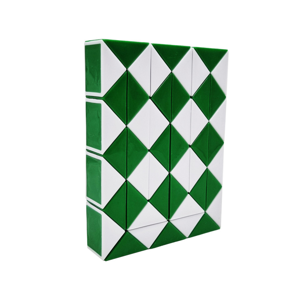 Гра-головоломка кубик Рубіка Змійка Bambi MC9-7, 48 частин (Зелений), Toyman
