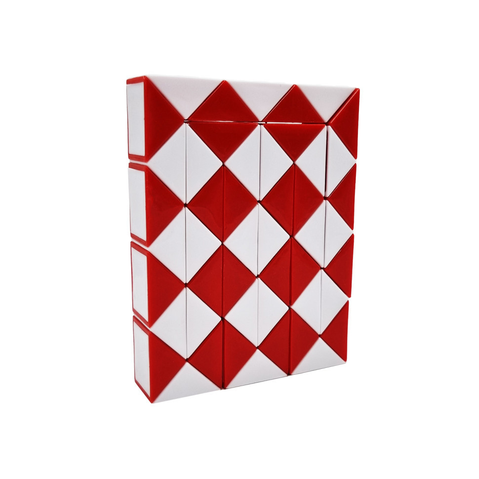Гра-головоломка кубик Рубіка Змійка Bambi MC9-7, 48 частин (Червоний), Toyman