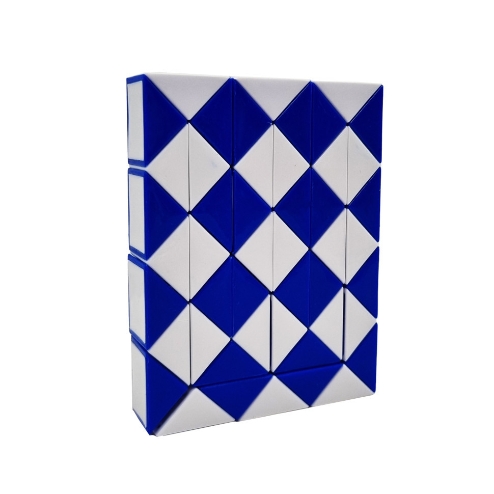 Гра-головоломка кубик Рубіка Змійка Bambi MC9-7, 48 частин (Синій), Toyman